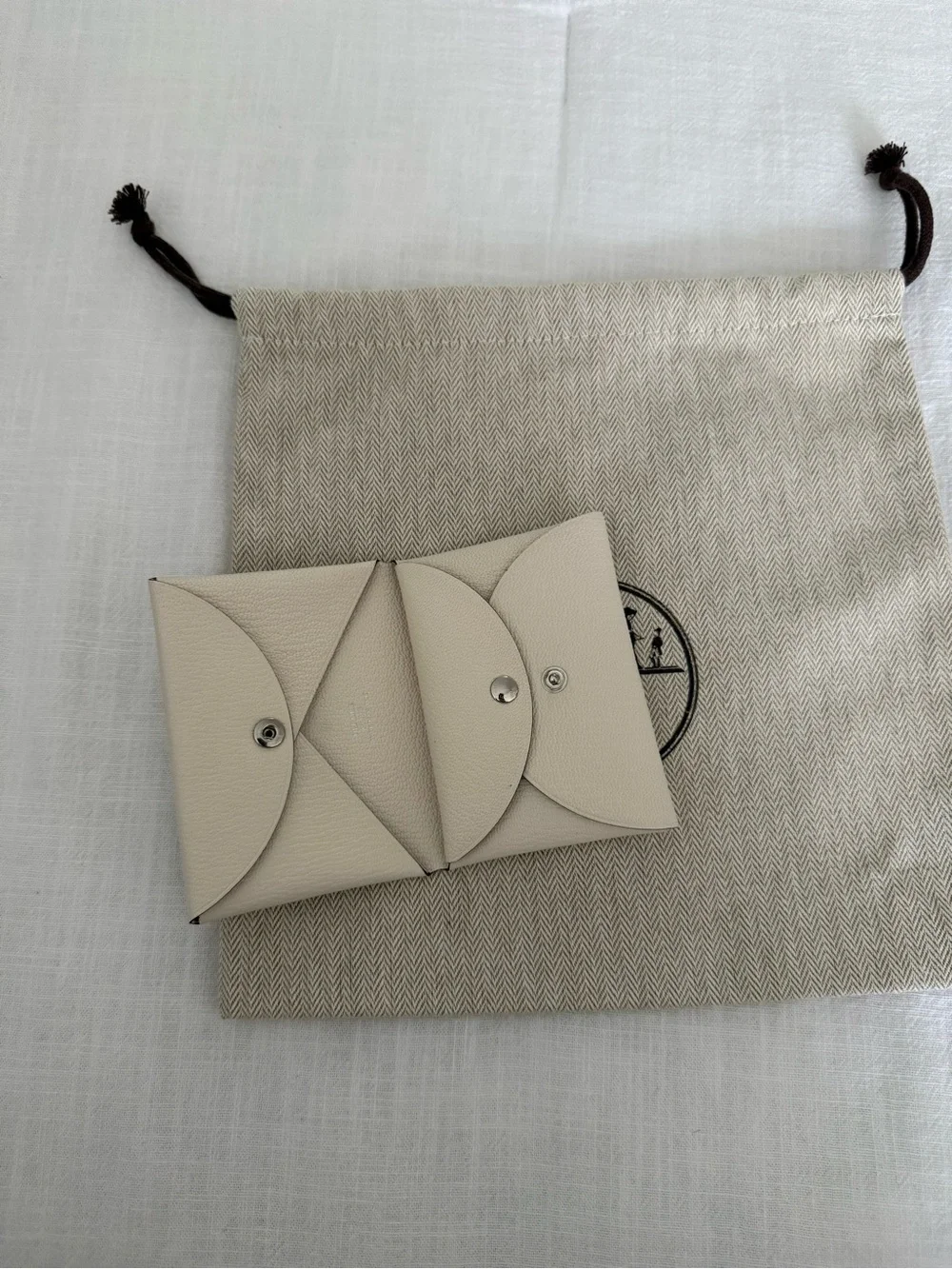 Hermes Calvi Duo Compact card holder
